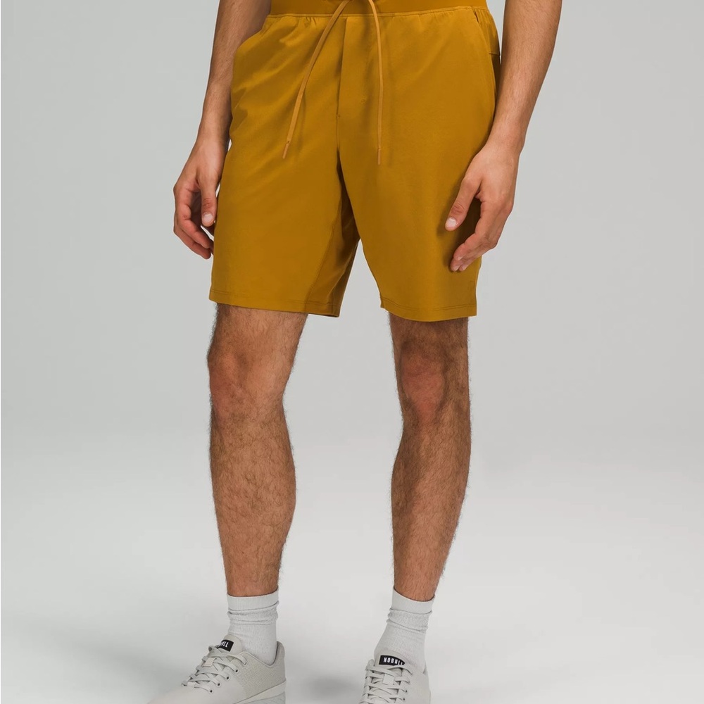 Lululemon Athletica Yellow Athletic Shorts